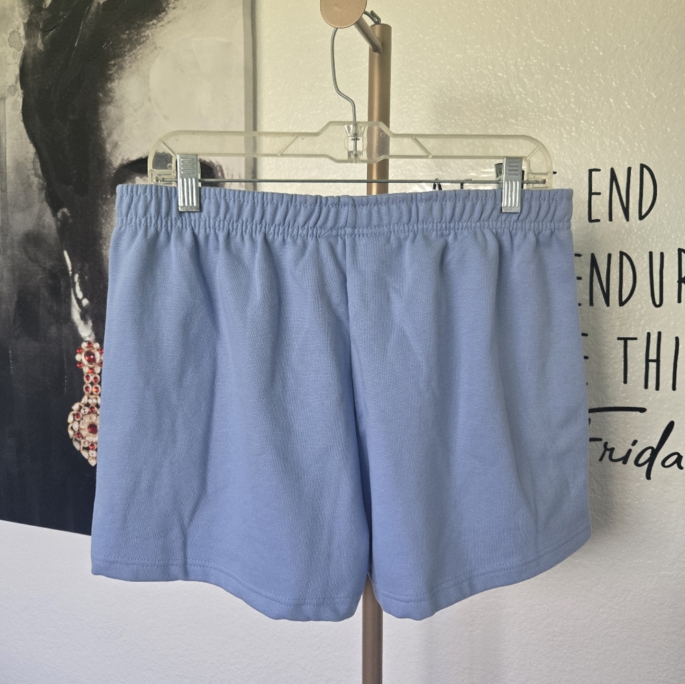 NWT Womens Billabong Fleece Logo Graphic Shorts Size XL Color Light Blue - Picture 4 of 7